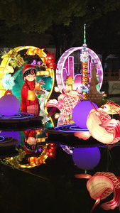 春节元宵节上海豫园灯会视频