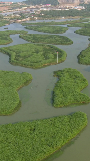 太湖风景区景点航拍国家公园46秒视频