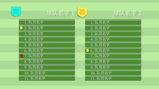 绿茵场足球世界杯球员名单展示视频