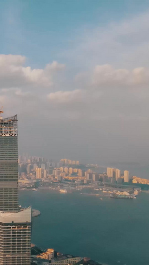 航拍最全视野俯瞰青岛浮山湾青岛旅游76秒视频