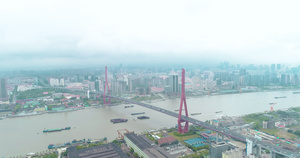 杨浦大桥68秒视频
