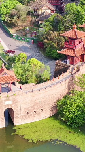 环绕航拍武汉东湖磨山楚城5A景区35秒视频
