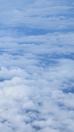 飞机上航拍云海空中运输19秒视频
