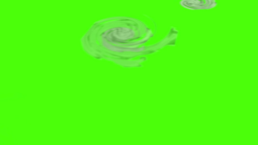 天气图追踪绿色屏幕上的飓风视频