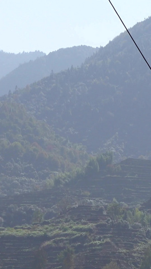 景区高空缆车登山旅游娱乐素材景区素材42秒视频