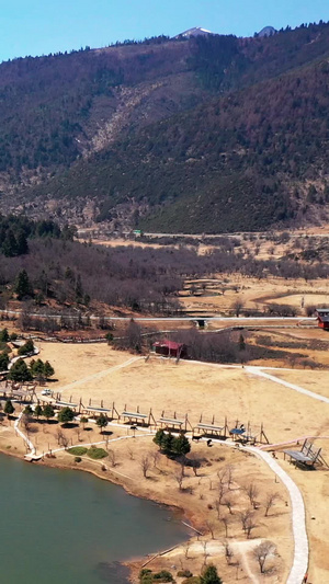 航拍香格里拉5A景区普达措国家森林公园热门景点25秒视频