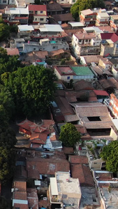 航拍泉州著名地标建筑开元寺东西塔视频旅游景区视频