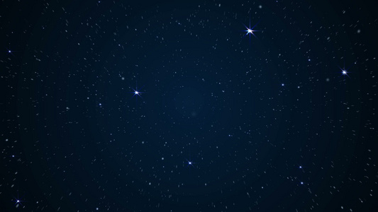 在空间射线中飞行的恒星视频