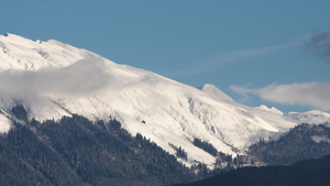 雪山云层20秒视频