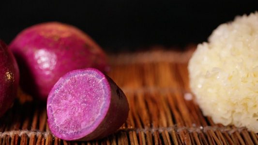 健康紫薯花青素视频