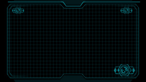 HUD科技信息面板边框9秒视频