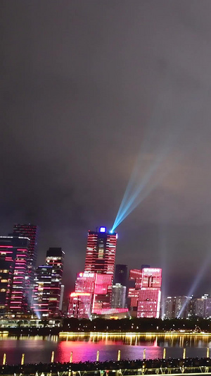 庆祝深圳经济特区成立四十周年人才公园无人机表演深圳人才公园86秒视频