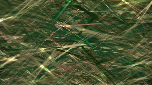 绿色分形抽象运动背景视频