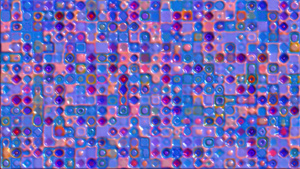 紫色微粒抽象运动背景15秒视频