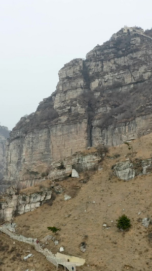 航拍白石山佛光顶5A旅游景点55秒视频