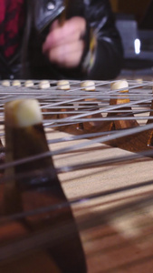 中国传统民族乐器扬琴演奏素材音乐素材视频