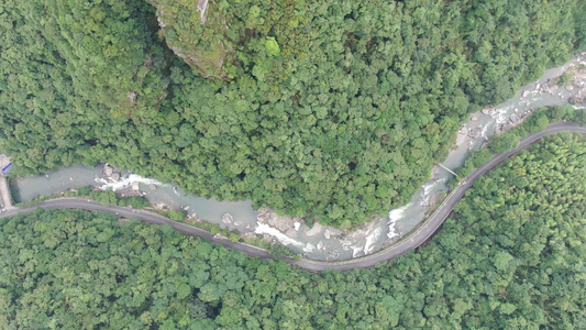 祖国大好河山青山绿水自然风光航拍视频