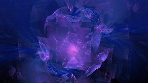 紫色发光粒子运动背景15秒视频
