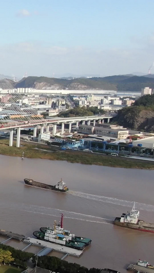 宁波镇海海港航运132秒视频