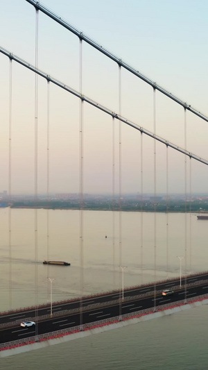 泰州大桥航拍江苏桥梁72秒视频