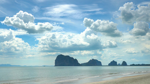 泰国海岛喀斯特地貌延时4K20秒视频