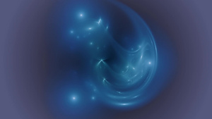 蓝色粒子运动背景循环13秒视频