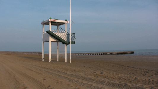 海滨沙滩大海风景视频