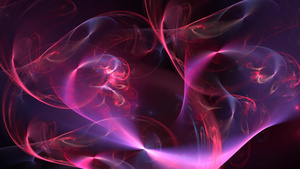 发光紫红色粒子运动背景20秒视频