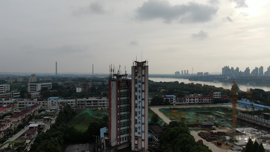 湖南湘潭城市风光地标建筑视频