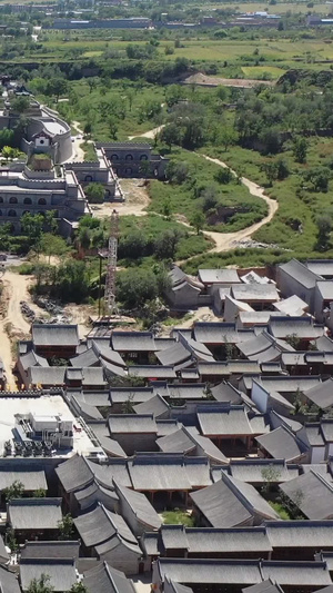 忻州古城全景视频古建筑26秒视频