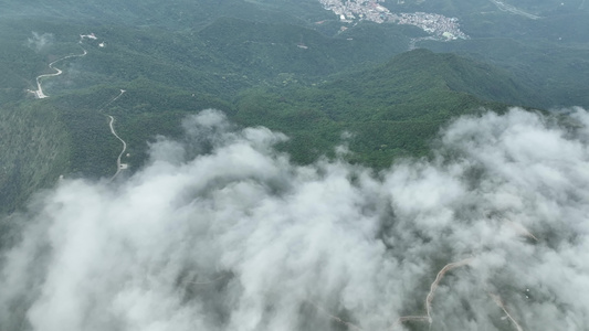 深圳梧桐山云海航拍视频