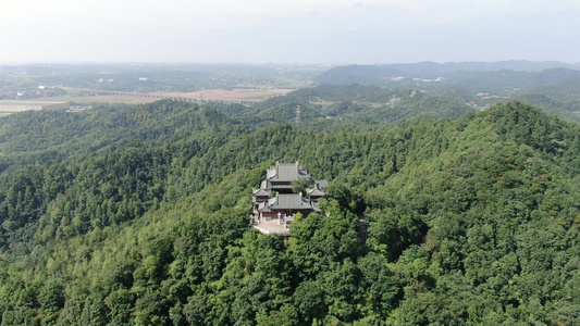 湖南湘潭昭山4A景区航拍视频