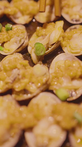 慢镜头升格拍摄素材中餐海鲜美食小吃碳烤花甲慢动作视频