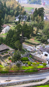 航拍丽水地标时思寺古寺合集云中大漈景区视频