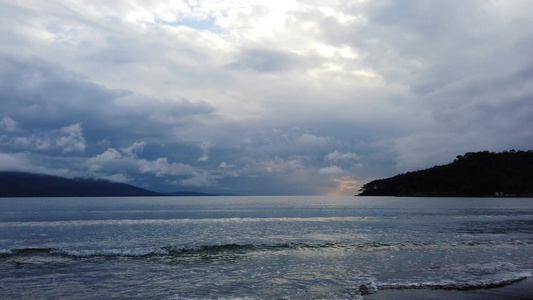 夏季的爱琴海海岸视频