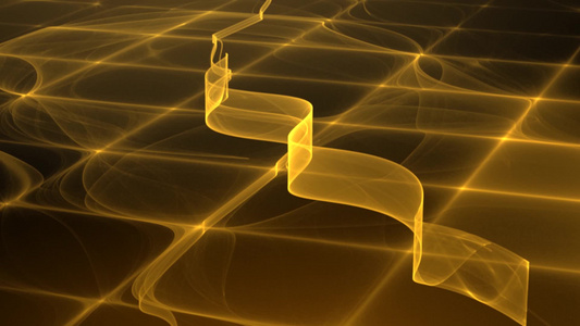 金色3d粒子运动背景视频