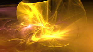 金黄色移动粒子运动背景15秒视频