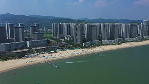 4K惠州市艾美酒店沙滩76秒视频