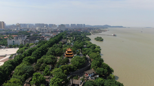 4K航拍湖南岳阳楼5A景区全景视频