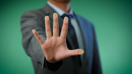 4k指纹掌纹科技合成商务男性视频视频