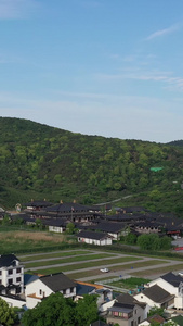 航拍苏州太湖西山观音寺视频