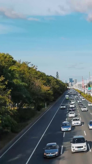 【城市宣传片】深圳延时交通日景合集机动车道76秒视频