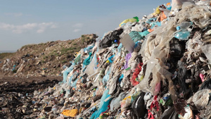 垃圾填埋垃圾场环境23秒视频