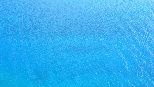 蓝色的清澈海洋视频