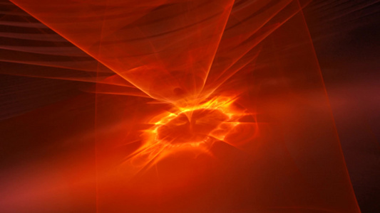 粒子运动橘红背景视频