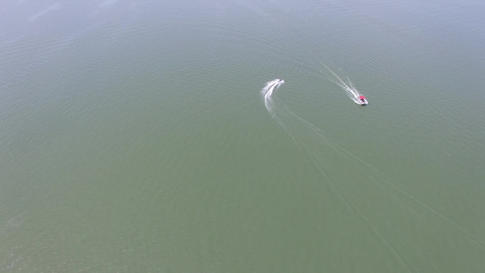 德克萨斯湖射线浴袍空中录像视频