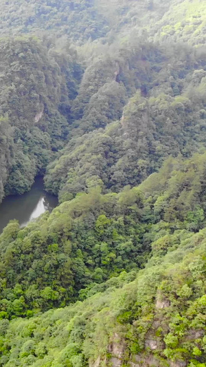 宝峰湖游船航拍4A景区8秒视频