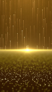 金色粒子光线年会活动背景粒子背景视频