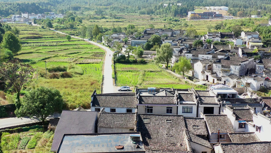 安徽黄山市关麓古村视频