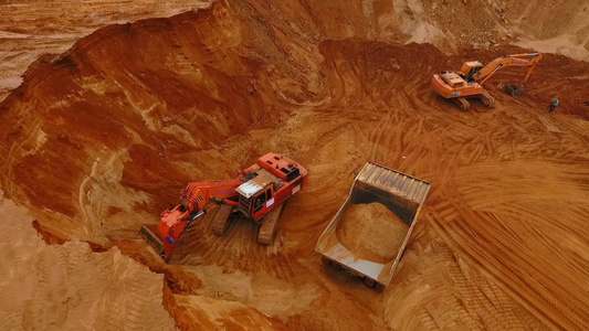 砂矿开采设备最佳景色视频